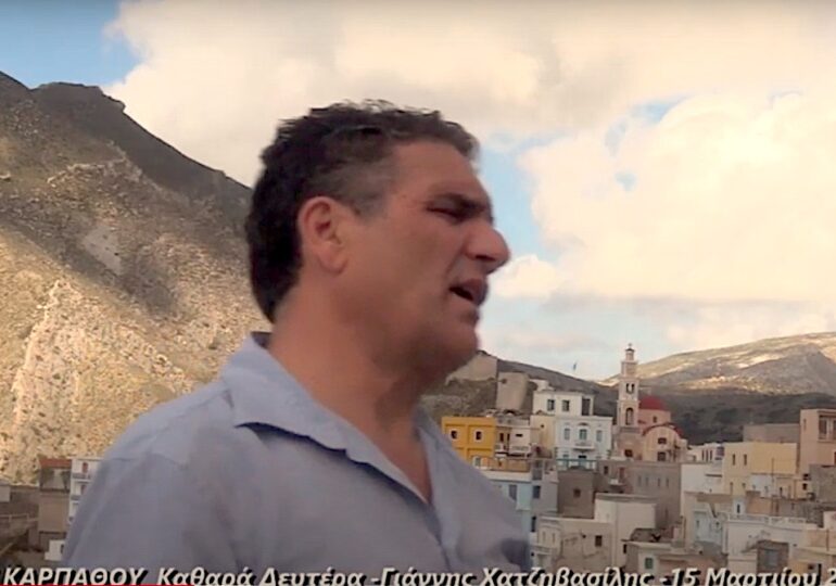 Στην Όλυμπο. Στην ερημιά της Καθαράς Δευτέρας - Τραγουδά ο Γιάννης Χατζηβασίλης