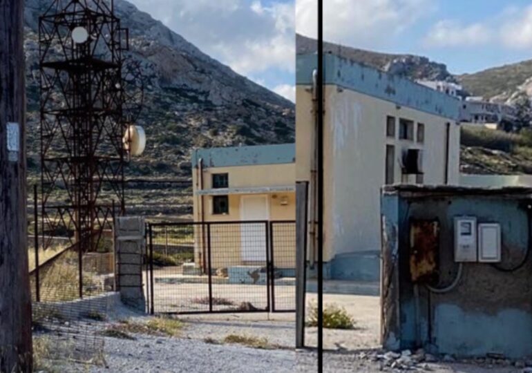 Επαρχείο Καρπάθου-ΗΝ Κάσου: "Επικίνδυνο το κτηρίο της COSMOTE στην Αρκάσα"