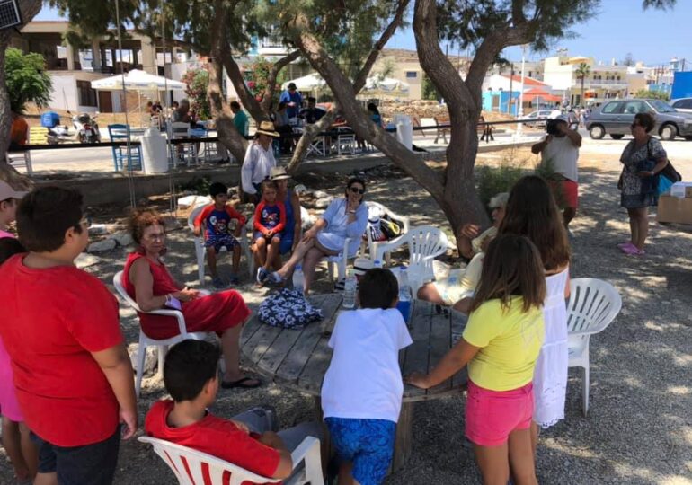 Για ζωγραφική, φιλία, καλοκαιρινές διακοπές και για την αγαπημένη τους ΚΑΣΟ" τα είπαν οι "μικροί Πικάσο από την Κάσο"