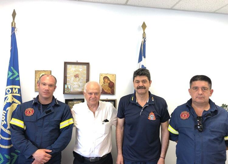 Ο Διοικητής Πυροσβεστικών υπηρεσιών Ν. Αιγαίου έμεινε ικανοποιημένος από την ετοιμότητα της Πολιτικής Προστασίας της Καρπάθου