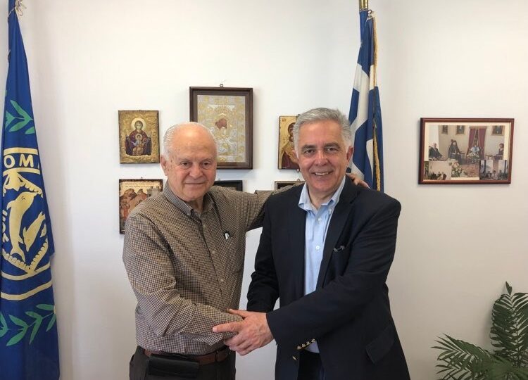 Συνάντηση εργασίας με τον κοσμήτορα της Βουλής των Ελλήνων, κ. Βασίλη Υψηλάντη είχε ο Δήμαρχος Καρπάθου