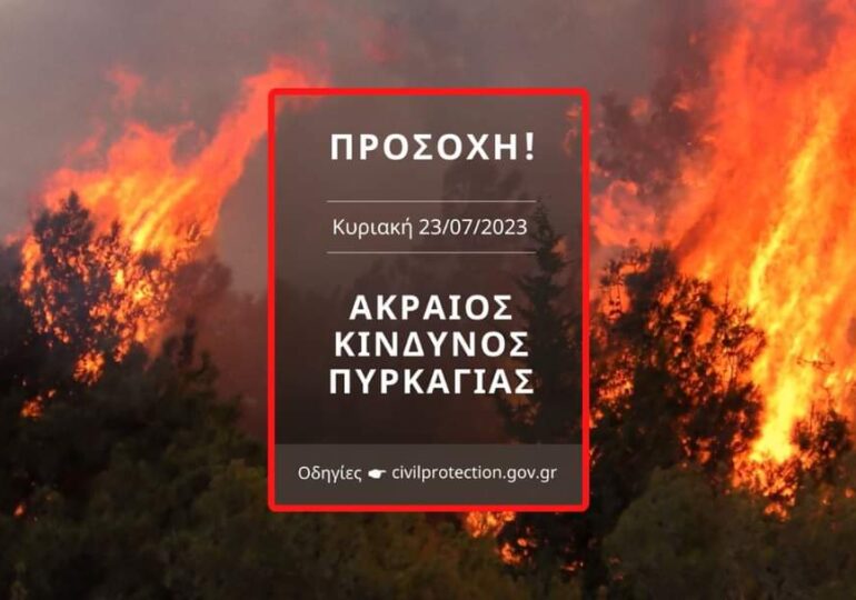 ΠΕ Καρπάθου Πολύ υψηλός κίνδυνος πυρκαγιάς (4)