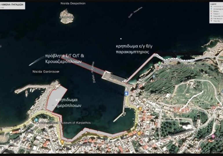 Νίκος Κανάκης: Γενικό προγραμματικό σχέδιο Λιμένα Πηγαδίων Καρπάθου