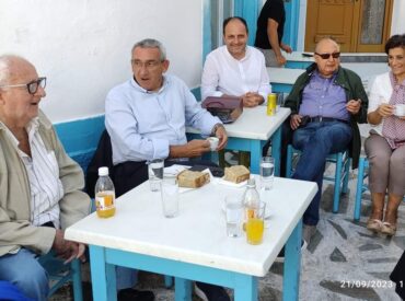 Γιώργος Χατζηδάκης: Γιατί, κανείς δεν ενδιαφέρθηκε να ενημερώσει το χωριό, τον λαο, για την επικείμενη επίσκεψη του κ. Χατζημάρκου;