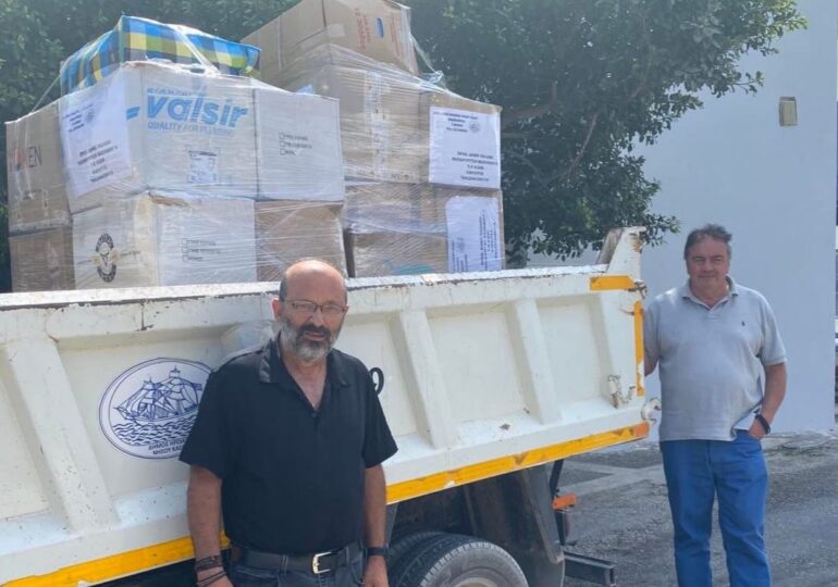 Δήμος Η.Ν. ΚΑΣΟΥ: Αποστολή ειδών πρώτης ανάγκης στους πλημμυροπαθείς του Δήμου Παλαμά Καρδίτσας