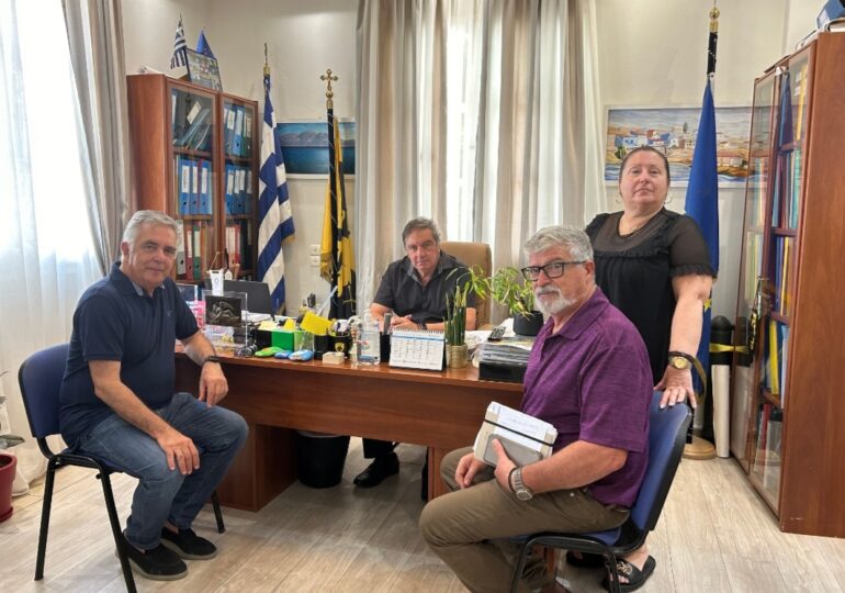 Επίσκεψη του  Βασίλη Α. Υψηλάντη  στην Κάσο