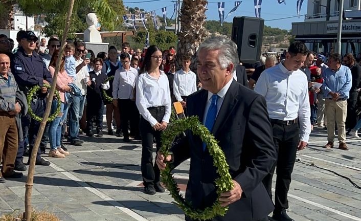Ο Βασίλης Α. Υψηλάντης στον Αρχάγγελο για την 84η  Επέτειο του ΟΧΙ