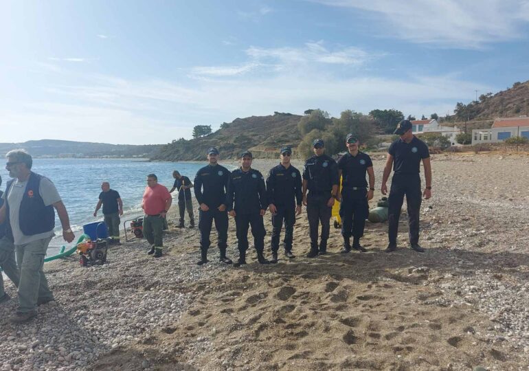 Άσκηση αντιμετώπισης θαλάσσιας ρύπανσης από το Λιμεναρχείο Καρπάθου και το προσωπικό σταθμού ΔΕΗ