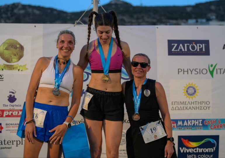 Ματίνα Λεντή! 2η στα 10χλμ στο RUN KARPATHOS!
