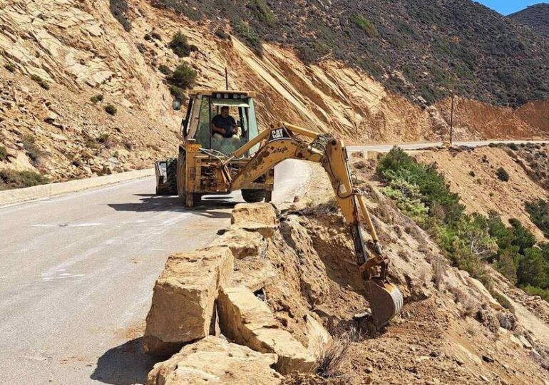 Ενημέρωση για Έργα στο Επαρχιακό Οδικό Δίκτυο Σποά – Όλυμπος Καρπάθου