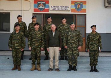 Στην Κάρπαθο ο Υφυπουργός Εθνικής Άμυνας Θανάσης Δαβάκης