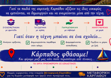 Από το Διόνυσο στην Κάρπαθο με όχημα την τέχνη!
