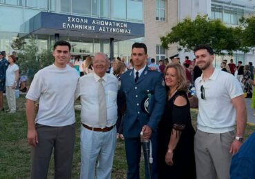 Με «Άριστα» και το ξίφος του Αξιωματικού για τον Χρήστο Ι. Ευαγγέλου: Μια στιγμή υπερηφάνειας και δικαίωσης