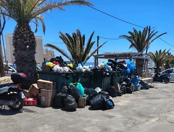 Λευκός Καρπάθου: Η πρώτη εικόνα που αντικρίζουν οι τουρίστες