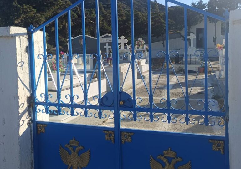 Ο ΚΑΛΛΩΠΙΣΜΟΣ ΤΟΥ ΝΕΚΡΟΤΑΦΕΙΟΥ  ΔΙΑΦΑΝΙΟΥ ΣΥΝΕΧΙΖΕΤΑΙ