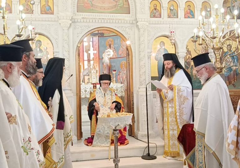 Σημαντικές στιγμές στην επέτειο των εγκαινίων της Ευαγγελίστριας Καρπάθου – Τιμή στον Αρχιμανδρίτη Αμβρόσιο Μαναρουλά (pics)