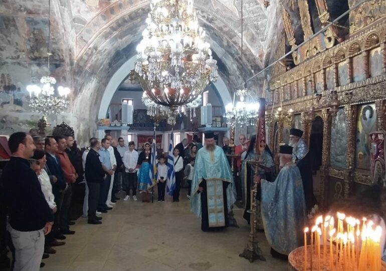 ΜΕ ΜΕΓΑΛΗ ΕΠΙΤΥΧΙΑ ΠΡΑΓΜΑΤΟΠΟΙΗΘΗΚΕ ΣΤΗΝ ΟΛΥΜΠΟ ΤΗΣ ΚΑΡΠΑΘΟΥ, 82 ΧΡΟΝΙΑ ΜΕΤΑ, Ο ΕΟΡΤΑΣΜΟΣ ΤΗΣ ΠΡΩΤΗΣ ΗΜΕΡΑΣ ΕΛΕΥΘΕΡΙΑΣ ΤΗΣ ΟΛΥΜΠΟΥ